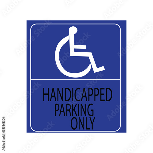 parking signs for disabled people vector illustration of a sign indicating a special parking area for people with disabilities