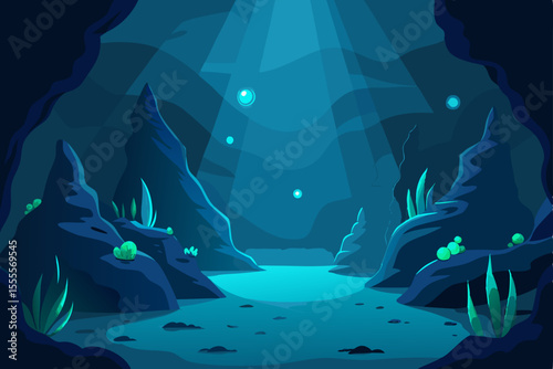 Mysterious Underwater Cave Bioluminescent Wonders and Deep Sea Exploration