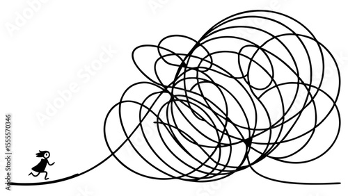 Insane messy line
