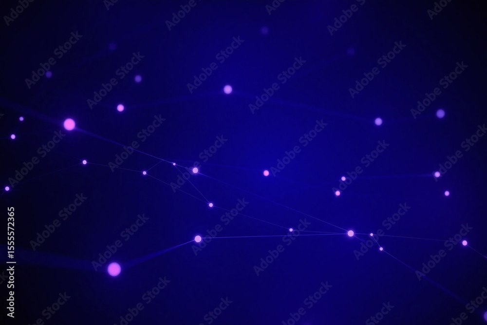 Fototapeta premium dark blue background with connected lines and dots 2