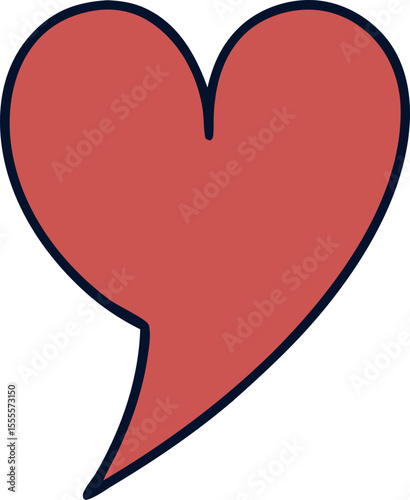 heart speech bubble icon