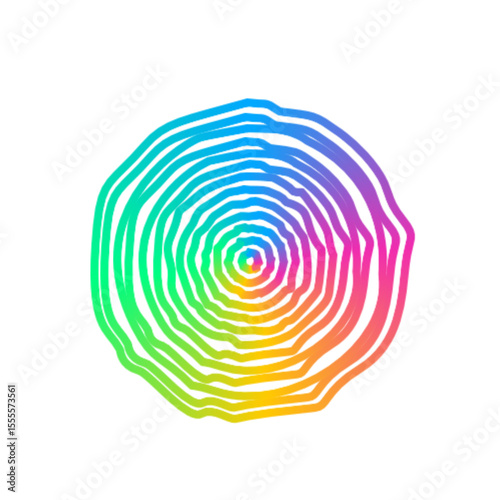 Hypnotic fascinating abstract image vector 