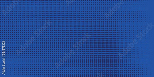 abstract halftone texture blue background in geometric style modern arts blue