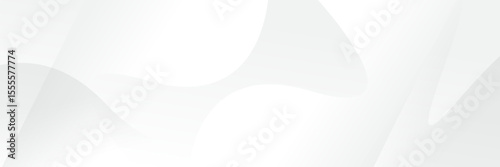 Abstract pattern white geometric banner design background.