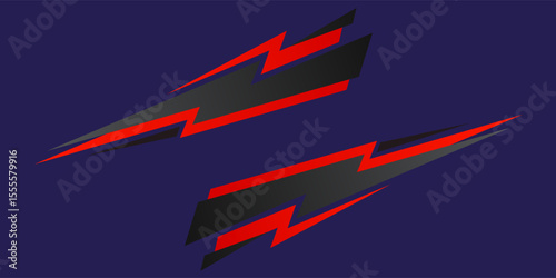 Abstract modern design red dark blue and purple colors geometric overlapping background. Sports style banner concept. Gradient abstract background,