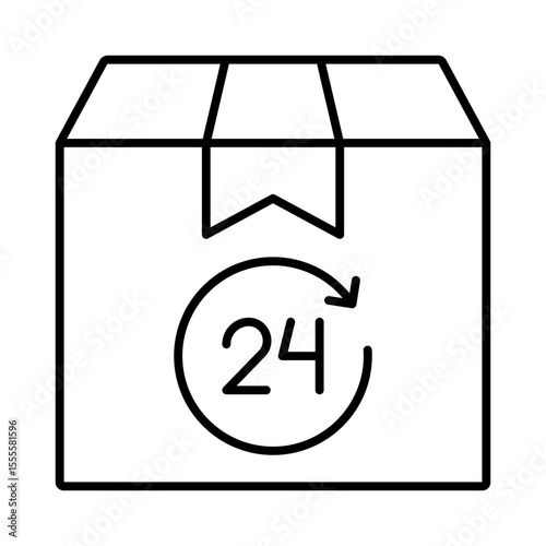24 hours icon