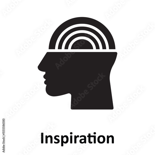 Inspiration Vector Icon which can easily modify or edit