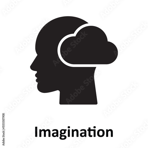Imagination Vector Icon which can easily modify or edit