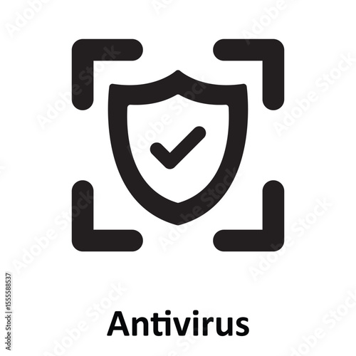  Antivirus Vector Icon which can easily modify or edit