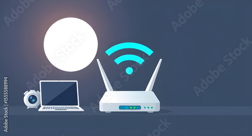 WiFi modem, Internet modem, Wireless router, Modem icon, Modem with antennas, WiFi router, Network modem, Home WiFi device, Modem vector, Modem illustration, Internet device, Wireless modem, Modem wit