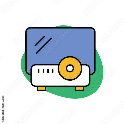 Projector Icon vector stock illustration