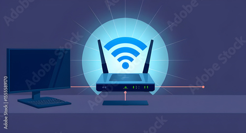 WiFi modem, Internet modem, Wireless router, Modem icon, Modem with antennas, WiFi router, Network modem, Home WiFi device, Modem vector, Modem illustration, Internet device, Wireless modem, Modem wit