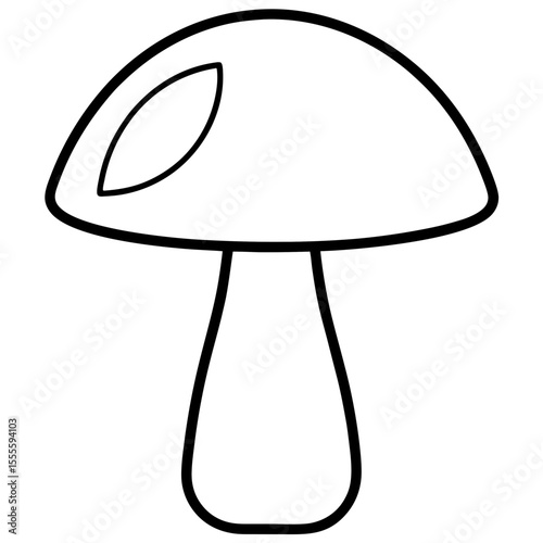 vector illustration of a mushroom