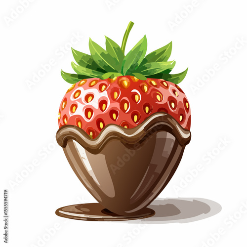 Chocolate Covered Strawberry A Delicious Treat for Valentine's Day