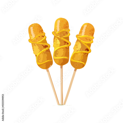 Delicious Corn Dogs Golden-Brown, Crispy, and Perfect