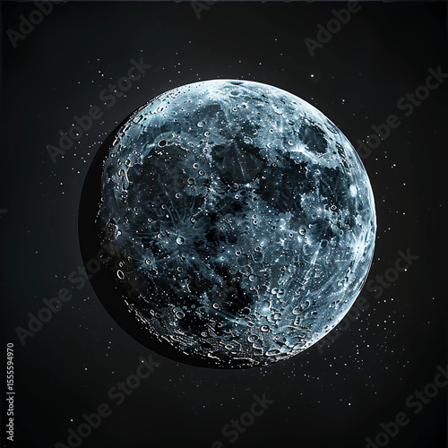 earth and moon