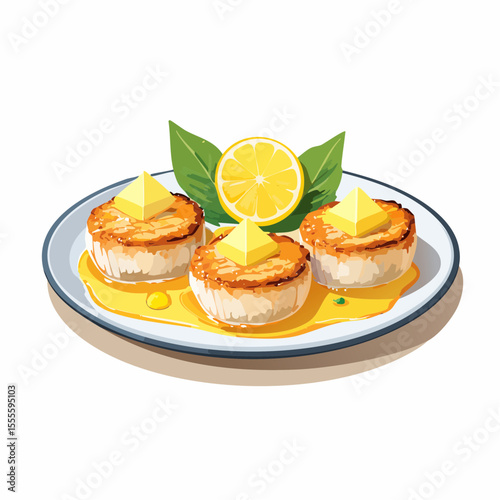 Seared Scallops with Lemon Butter Sauce A Delicious Recipe