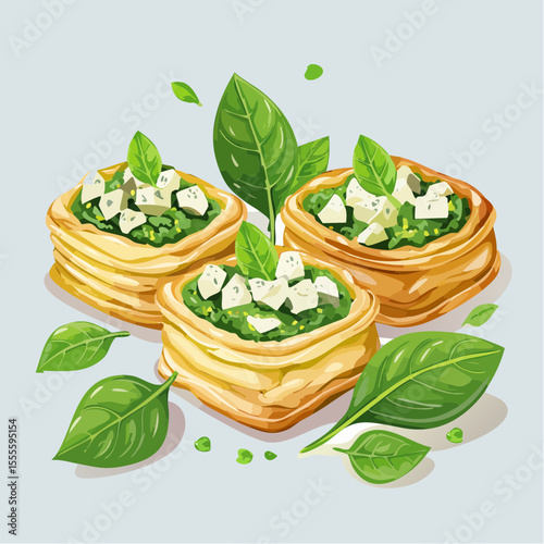 Delicious Spinach and Feta Cheese Tartlets A Perfect Appetizer Recipe