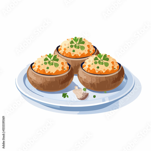 Delicious Stuffed Mushrooms Recipe Easy Appetizer or Side Dish