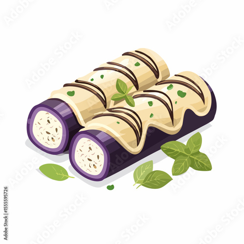 Delicious Eggplant Rolls with Creamy Sauce A Simple Recipe