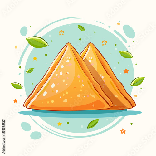 Delicious Crispy Fried Triangle Snacks A Culinary Delight