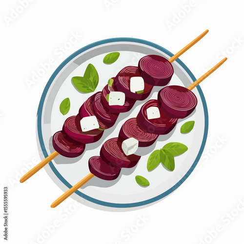Roasted Beetroot and Feta Skewers A Delicious and Healthy Recipe