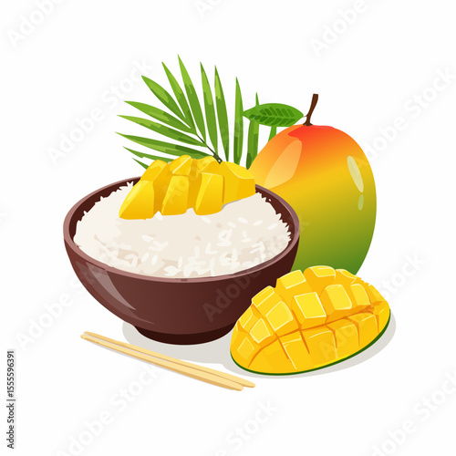 Delicious Mango Sticky Rice A Tropical Culinary Delight
