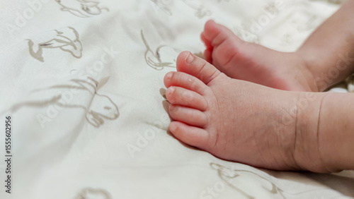 newborn baby feet
