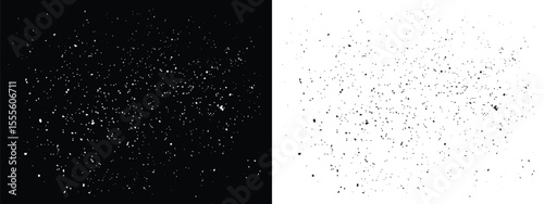 Black and white abstract vector paint grunge texture background