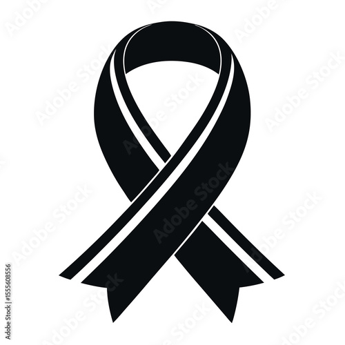 Awareness ribbon icon illustration symbol design element