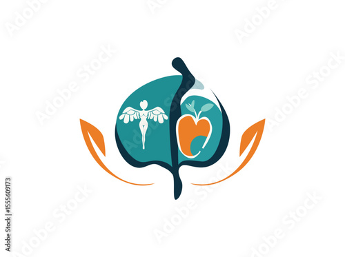 A collection of modern, stylized health and wellness logos featuring human figures, wings, plant leaves, and heart icons. Perfect for medical clinics, holistic therapy, physiotherapy, gynecology, psyc