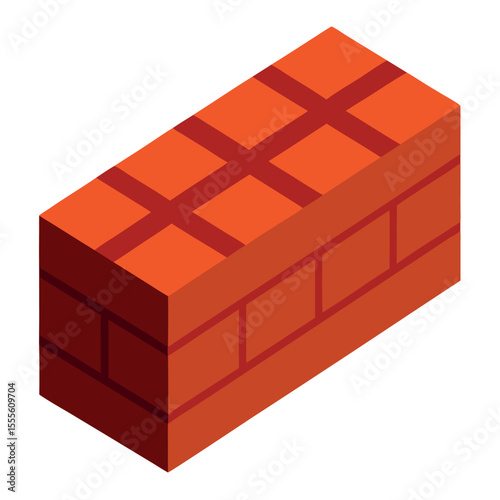 Detailed realistic brick wall texture for architectural visualization and design