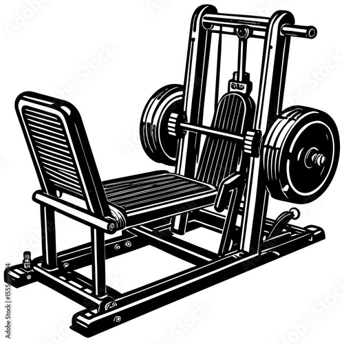gym equipment vector