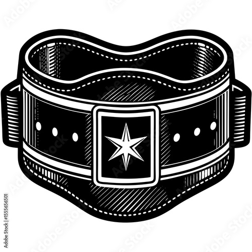 shield with ribbon