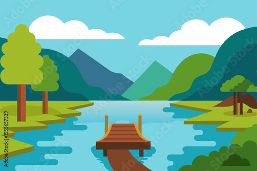 Serene Lakeside Escape Mountain Views and Tranquil Waters