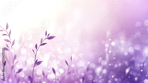 Ethereal composition of seed silhouettes against a faded purple and soft white bokeh gradient, blending natural beauty with dreamy abstraction