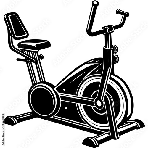 bicycle isolated on white background