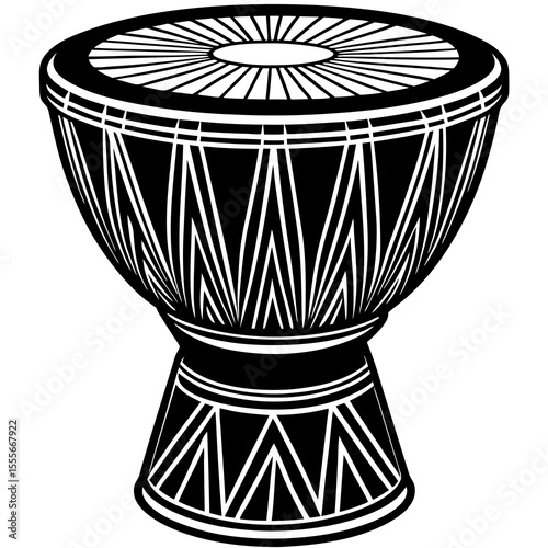 drum, music, djembe, percussion, instrument, bongo, wood, musical, traditional, culture, sound, isolated, object, leather, beat, ethnic, drums, rhythm, art, vase, wooden, indigenous, handmade, rope, d
