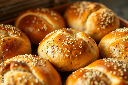buns with sesame seeds