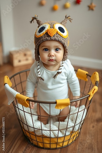 little girl in a hat