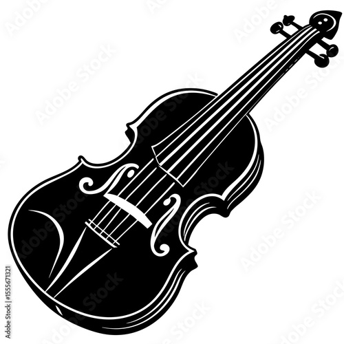 violin vector illustration