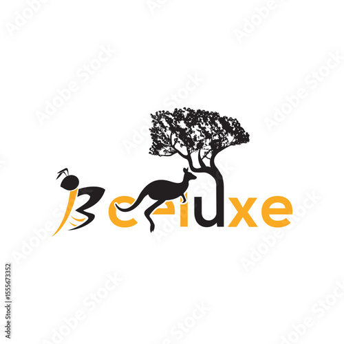 Elegant and modern BeeLuxe logo design symbolizing luxury, nature, and quality. Perfect for premium honey brands, beauty products, and upscale lifestyle businesses.
