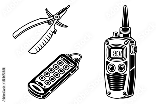 vector illustration of a mobile phone