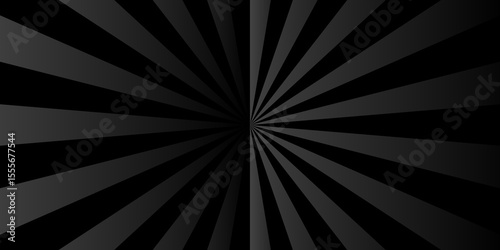 Minimal sunrise radiate striped wave geometric circus light Colorful sun rays sunburst pattern background. Sunburst background vector illustration pattern beam rays.	