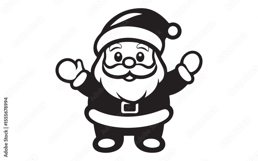 Fototapeta premium christmas happy businessman with thumbs up