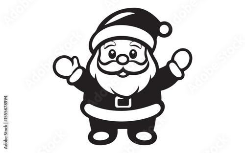christmas happy businessman with thumbs up