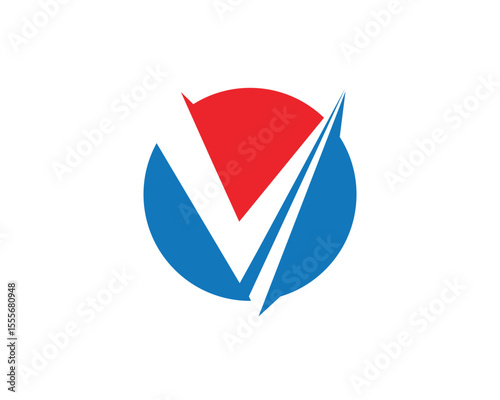V logobusiness logo and symbols template