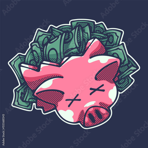 Broken Piggy Bank