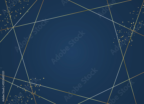 Elegant blue and Gold Background for Luxury Sale and Celebration Designs
