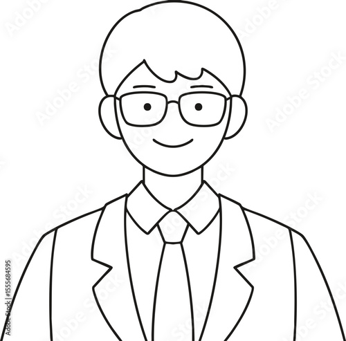 businessman cartoon character